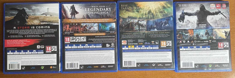 ИГРИ ЗА PS4/5 - Elden Ring Assassin's Creed Ragnarök Ghost of Tsushima
