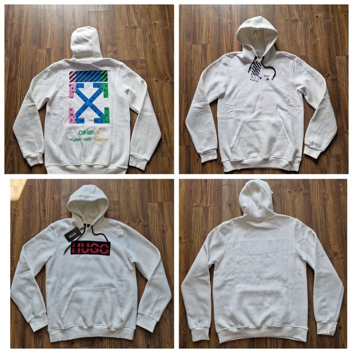 Страхотен мъжки суитчър с качулка OFF WHITE размер M L XL 2XL