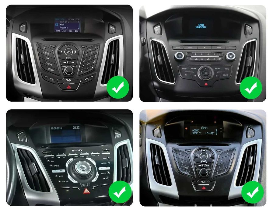 Мултимедия 9″ Android 14 за FORD FOCUS MK3 CARPLAY навигация