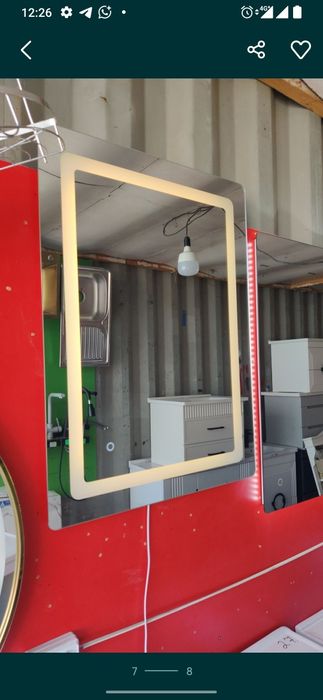 Зеркало с подсветкой зеркала айна