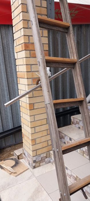 Лестница деревянная 3х метровая