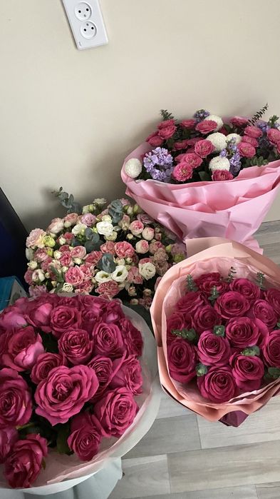 новые,  свежие цветы