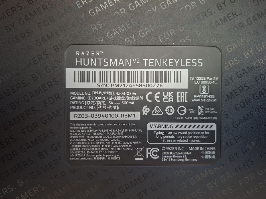 Razer Huntsman V2 Tenkeyless