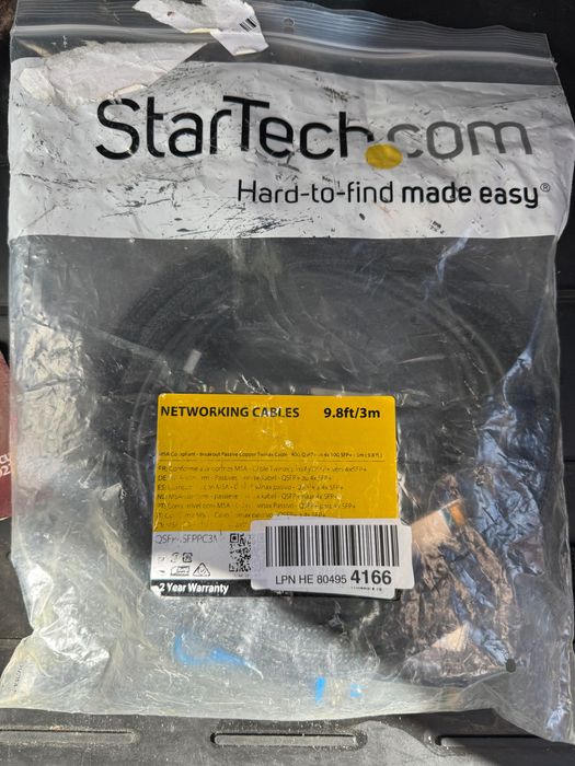 Мрежов Кабел 40G QSFP to 4x10G 3m