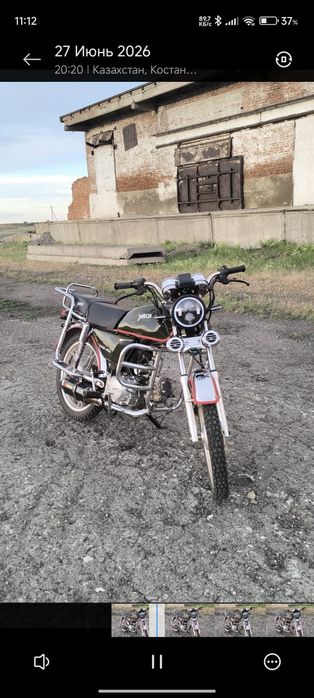 Мотоцикл альфа, 110 кубов