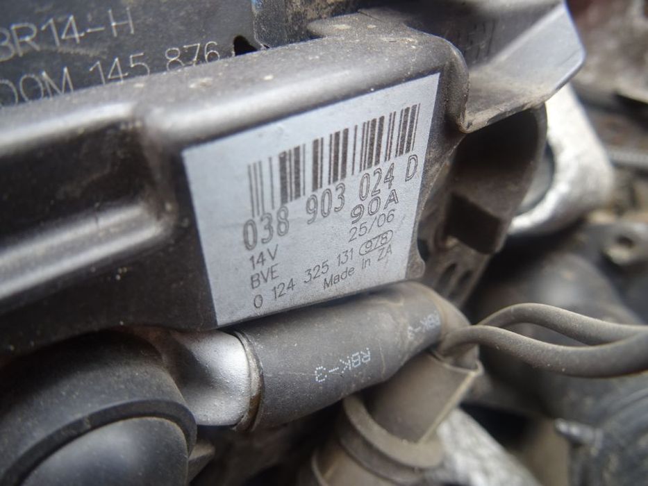 Vand Alternator Volkswagen Golf 4 1.9 TDI AXR din 2004 cod: 038903024D