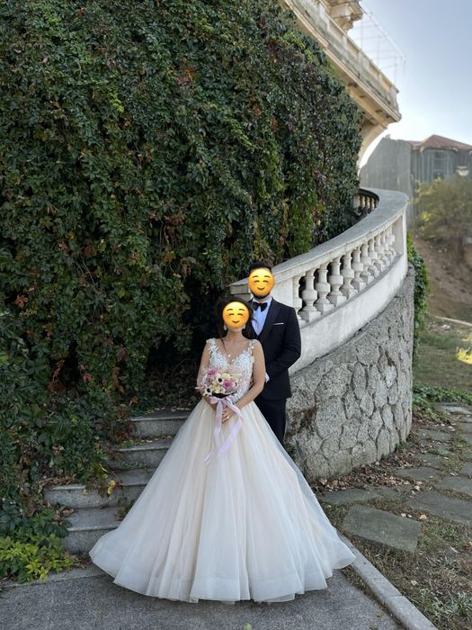 Rochie de mireasa cu corset, mariema M