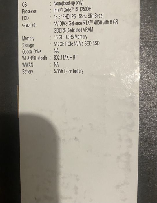 Продам ноутбук Acer nitro 5