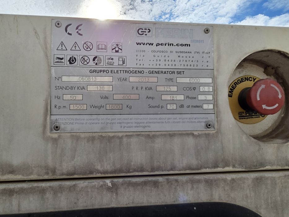Generator de curent Perin 125 kVa