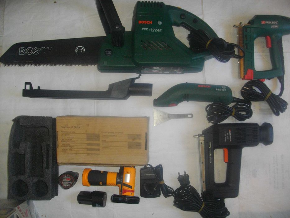 12V Ъглошлайф на батерии Такер Black Decker Parkside Bosch Ел. длето