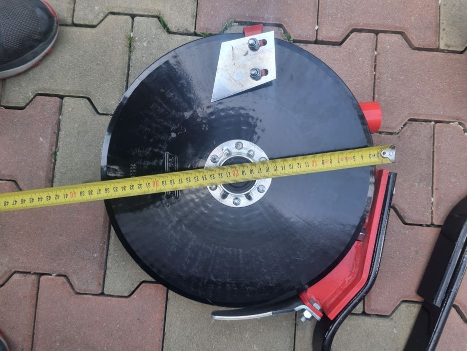 Brazdar dublu disc asamblat SPC, ansamblu complet disc fertilizare