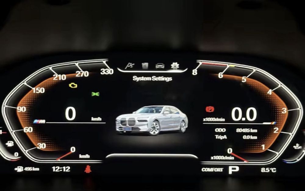Ceasuri digitale de bord Virtual Cockpit BMW F07 F10 F11 F18 F06 F12 F13 F01 F02 F03 X3 F25 X4 F26 X5 F15 X6 F16 F30 F31 F34 F32 F33 F36