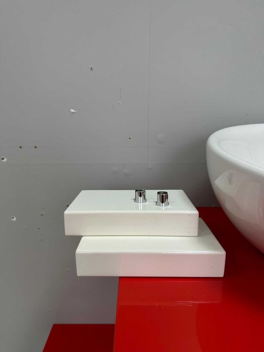 Шкаф за баня „Болеро“ – Червено & Бяло – КОМПЛЕКТ