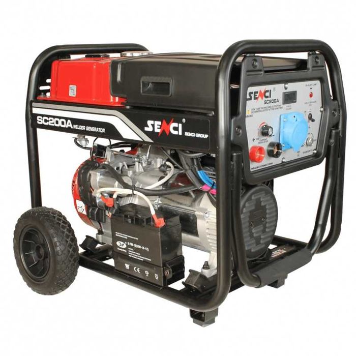 Generator de curent cu sudura incorporata SENCI SC-200A putere max. 5.5 kW 230V, 200 Amperi