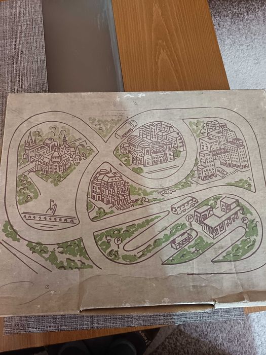 Ретро писта Vintage Mavaut с колички