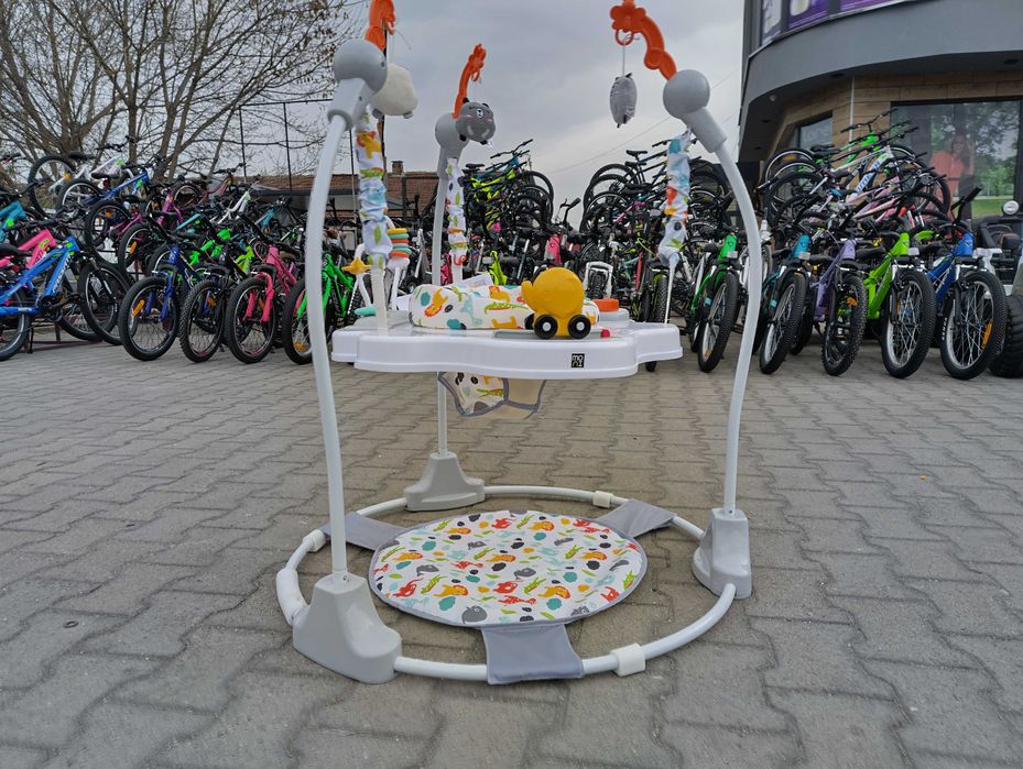 MONI Детско бънджи MAGIC FUN сив