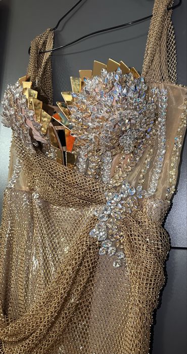 Rochie eleganta de seara cu cristale