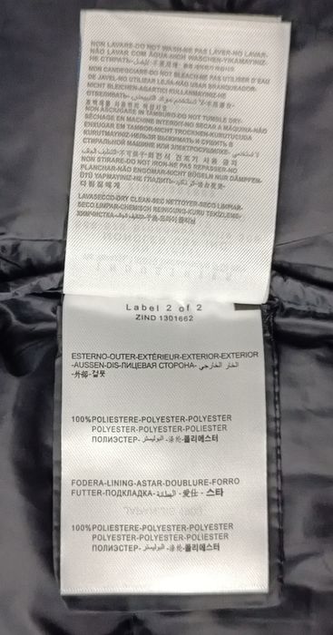 Moncler Down Puffer Vest пухен елек XL черна пухенка грейка