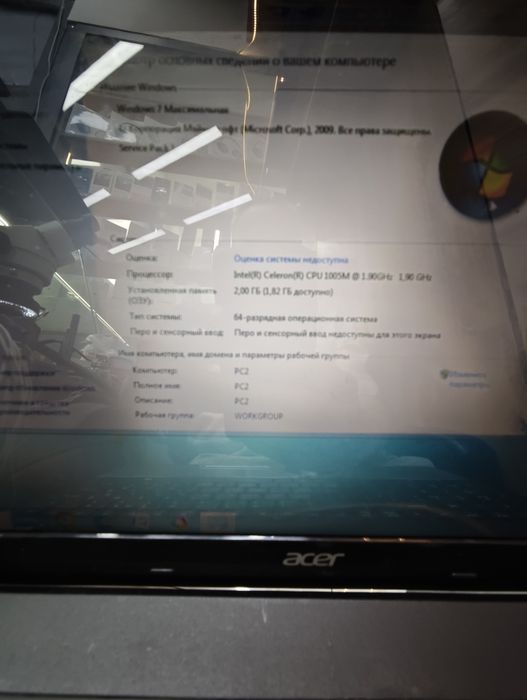 Aser celeron ноутбук