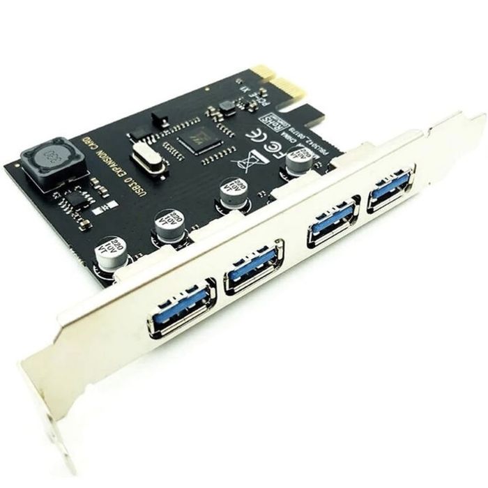 Adaptor PCI-Express PCEU, 4x USB 3.2 Jenous