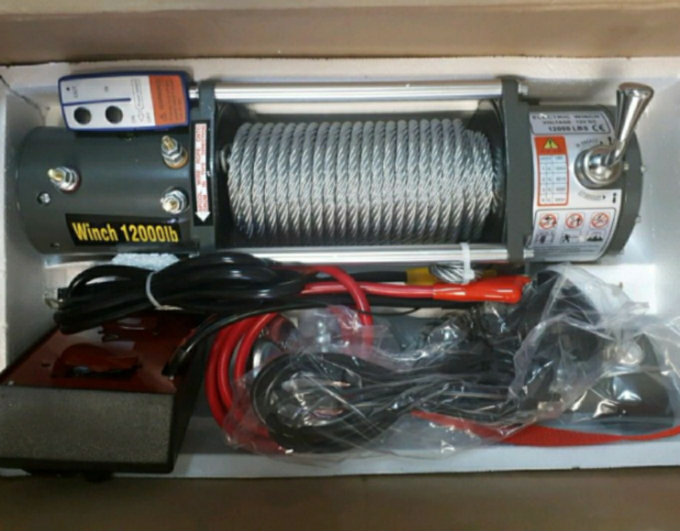 Бюджетная лебедка Winch 12000lbs (5500 кг) - Прочие автоаксессуары ...