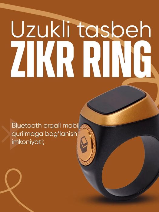 iQibla Zikr Ring – Aqlli Zikr Uzugi