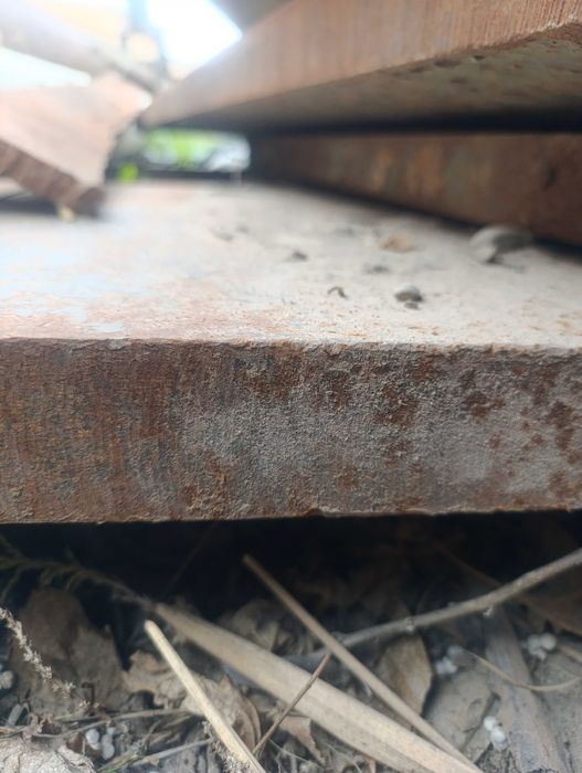 Лист стальной б/у 45мм 50мм