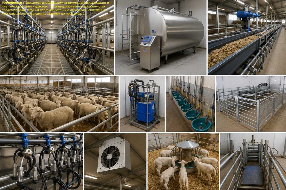 Продава се пълно техническо оборудване за овцеферма