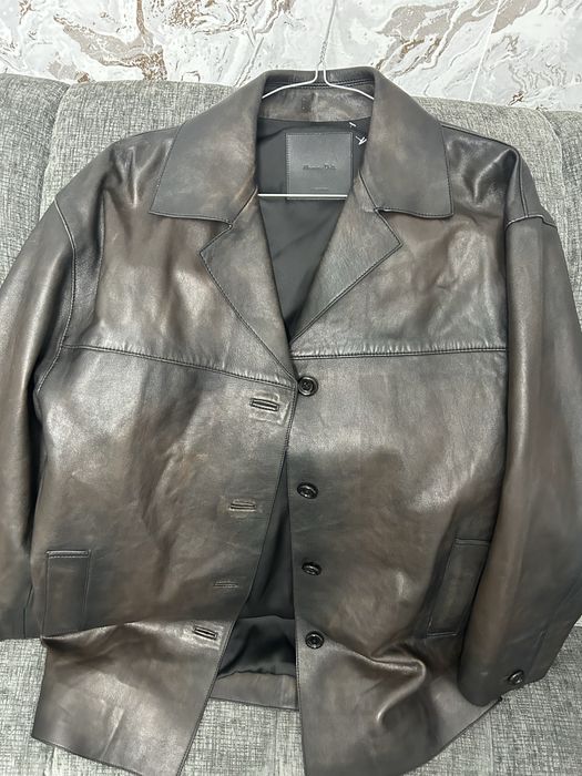 Sacou Massimo Dutti piele