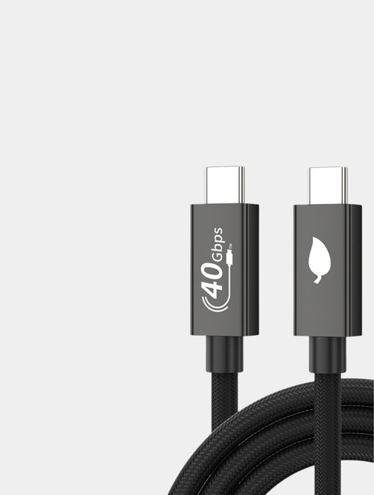 Кабель Type-c, USB-C Thunderbolt 4, 40gigabit, 240w 5A, 8k