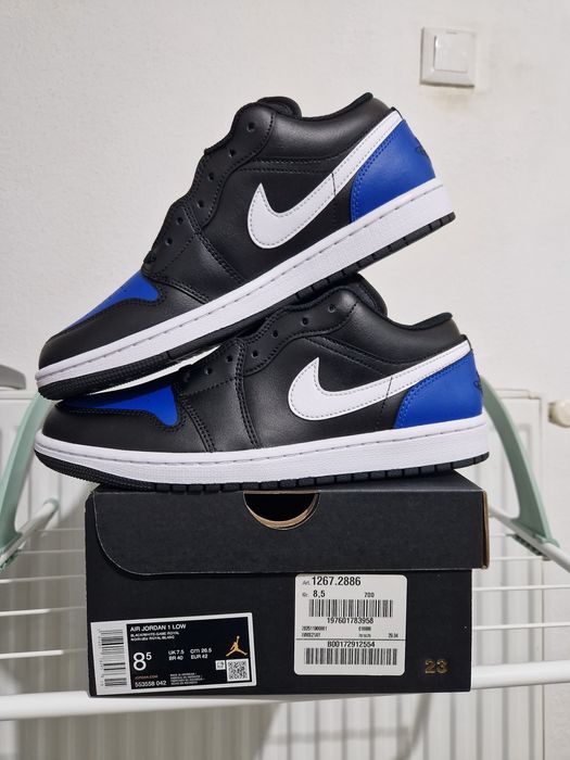 Jordan 1 Low noi, full box, 41, 42 și 44