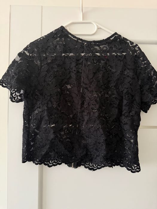 Черен дантелен топ Cliche,чисто нов без етикет