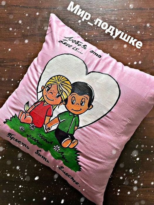 Подушки  ручная работа