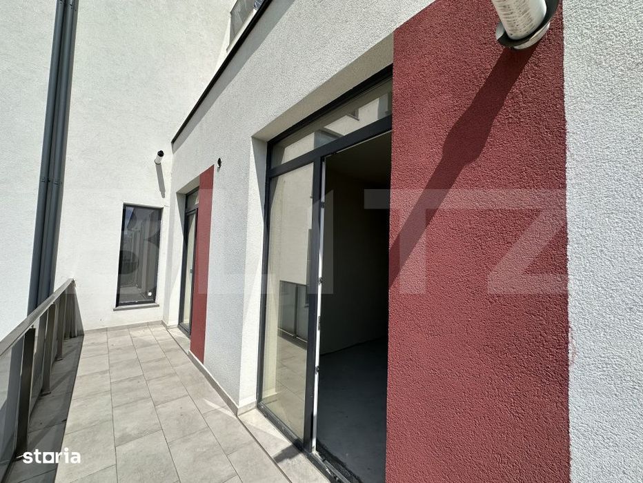 Apartament nou cu C.F., 2 camere, 56 mp utili, terasa, Marasti