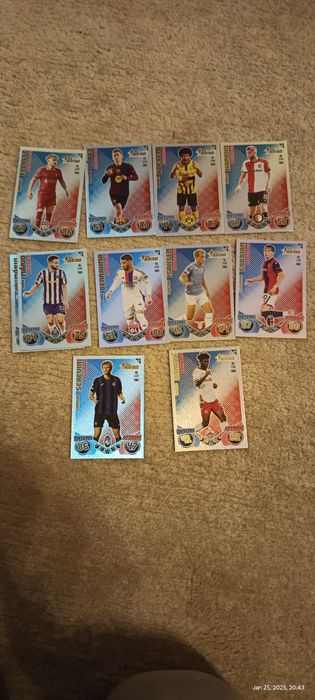 Vând cartonașe Topps Match Attax UCC 24/25