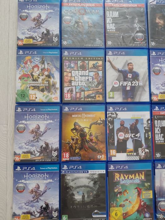 Диски На Playstation 4/ Playstation 5