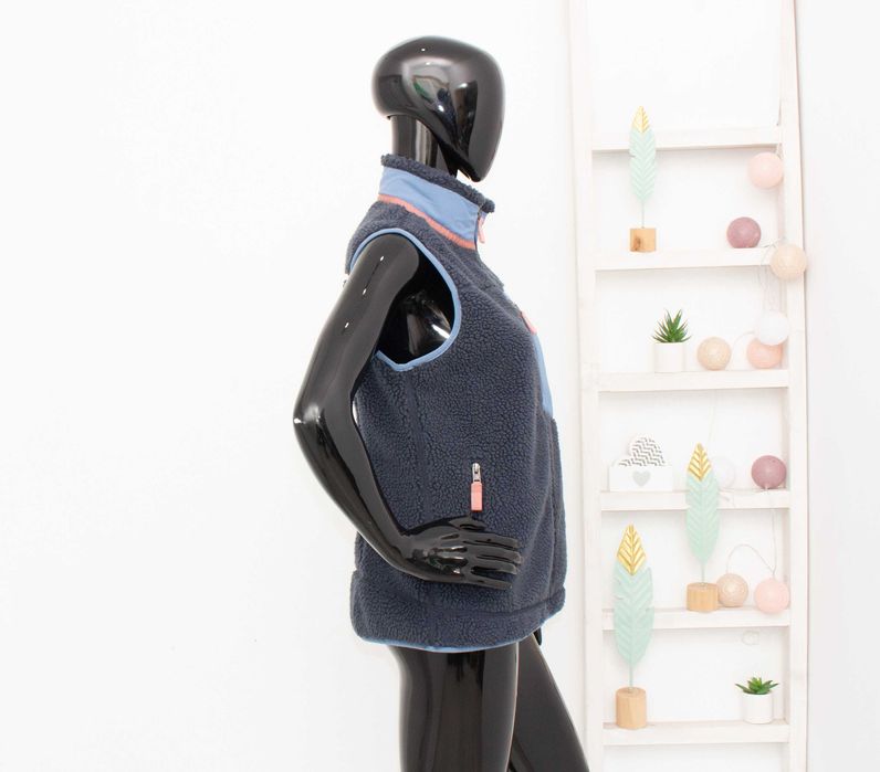 Patagonia Classic Retro-X Vest дамски елек шерпа син M