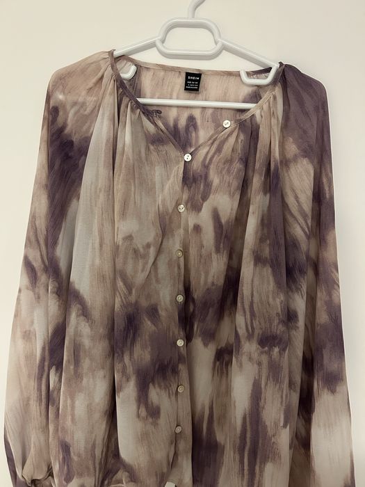 Bluza mov cu model