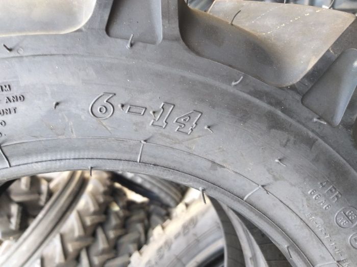 Cauciucuri noi 6-14 BKT anvelope tractiune pentru tractor fata R14