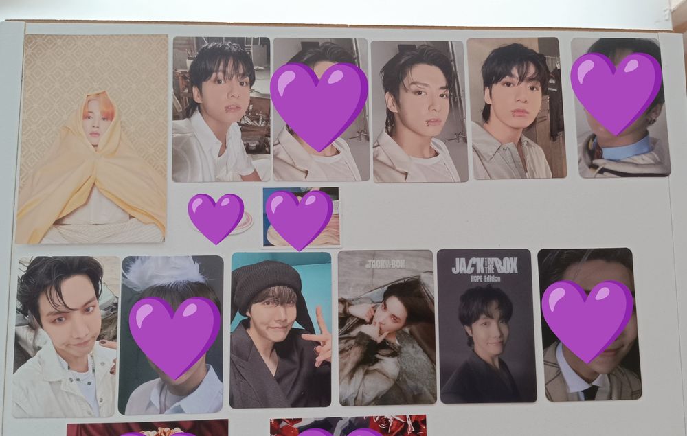 Photo cards BTS за размяна