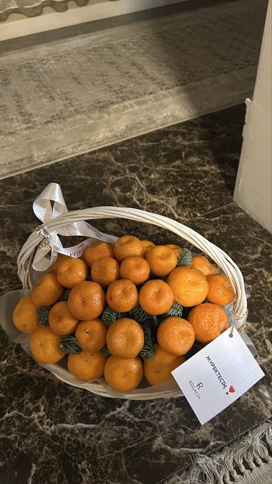 Мандариновый букет — оригинальный подарок