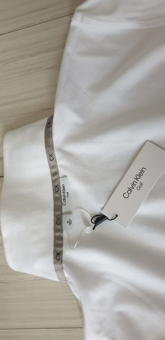 Calvin Klein Golf Stretch Pique Cotton  M НОВО ОРИГИНАЛ Мъжка Тениска