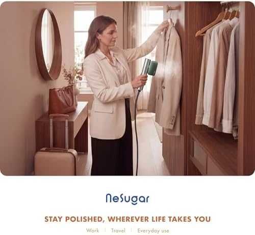 Nesugar G2 ръчен парогенератор за дрехи Green