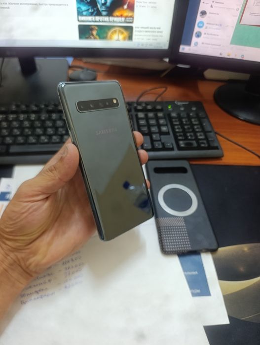 Samsung S10 5G 8/256gb iwlawi zur aybi yuq tozza telefon