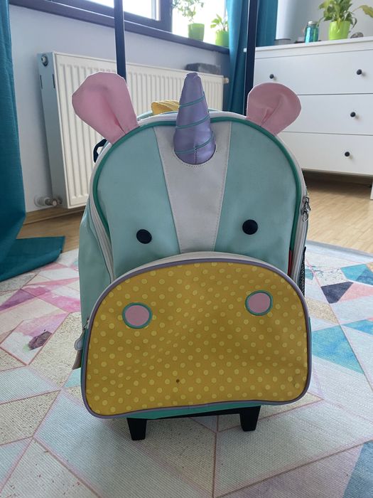 Valiză/troler pe roți pentru copii ZOO inorog Skip Hop