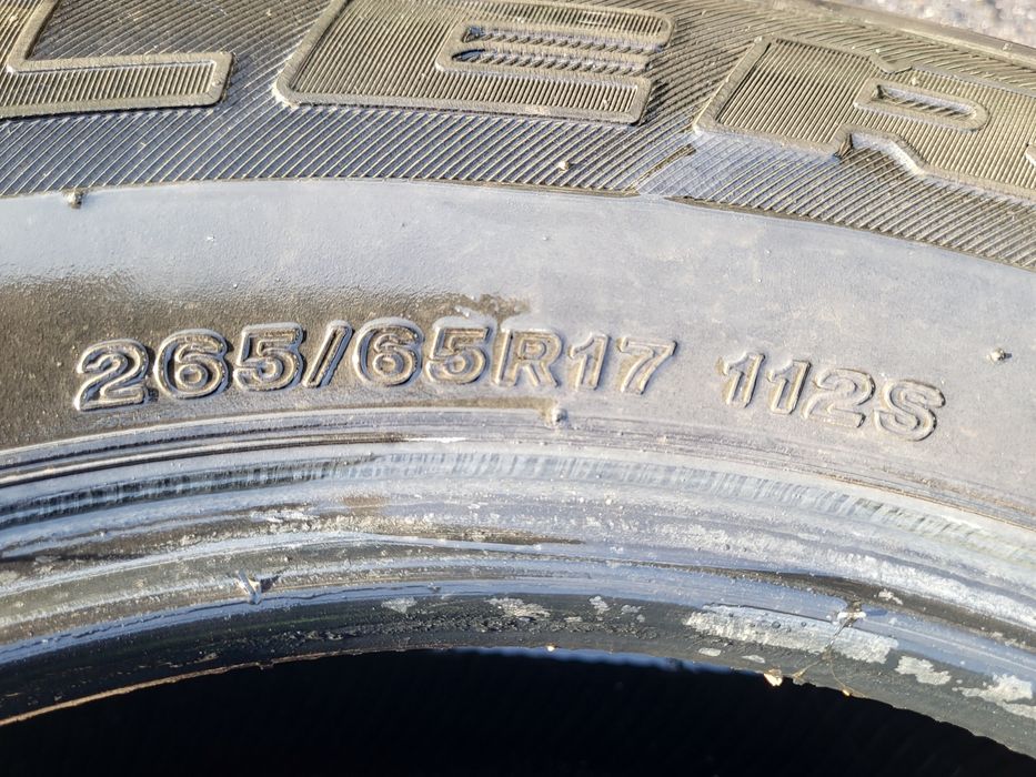Летние шины Bridgestone 265/65/R17