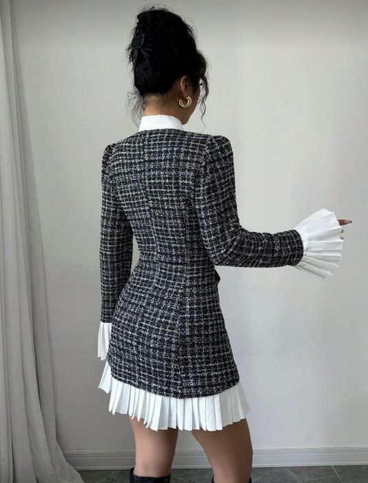 Дамска рокля БУКЛЕ с плисе