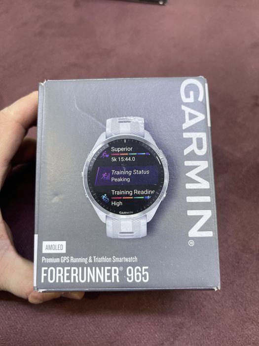 Garmin forerunner 965 белый форранер 965