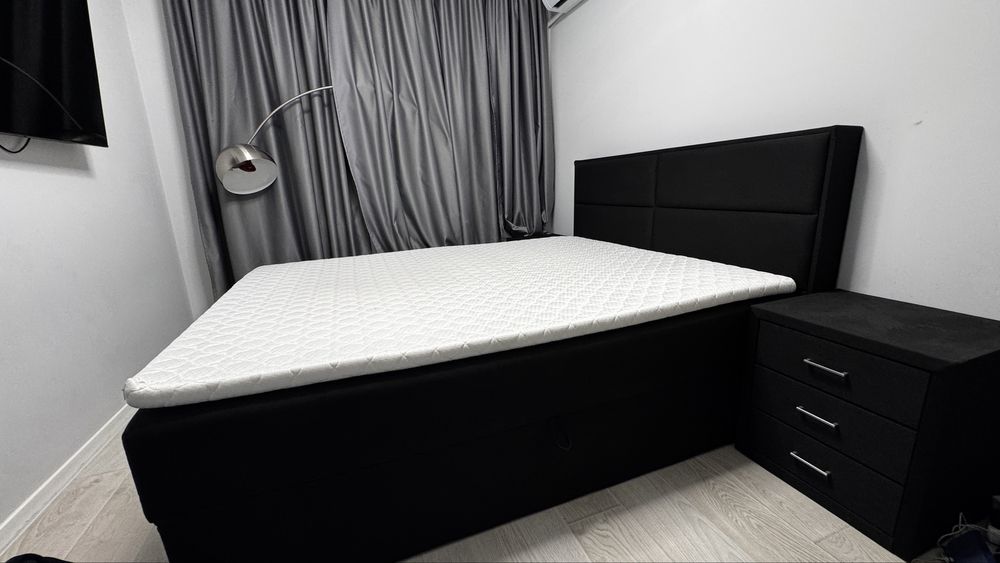 Луксозна спалня 160/200 + 2 бр нощни шкафчета | Като нова