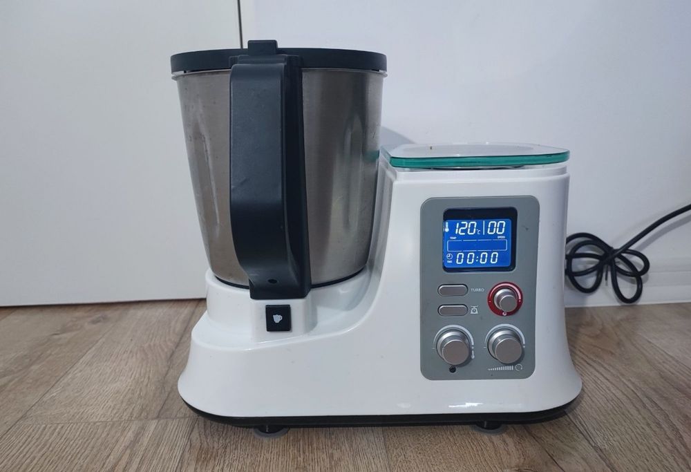Robot de bucatarie Quigg cantar reglaj rotatie, temperatura si timp